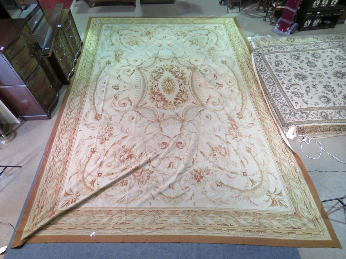 LARGE ANTIQUE TAPESTRY RUG (1 of 8)
