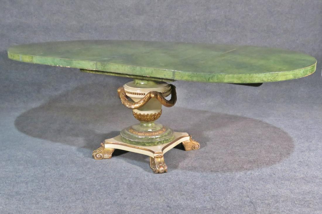 FAUX PAINTED REGENCY STYLE DINING TABLE (1 of 5)