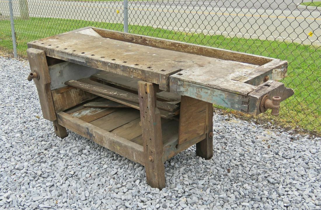 ANTIQUE WORK BENCH (1 of 5)