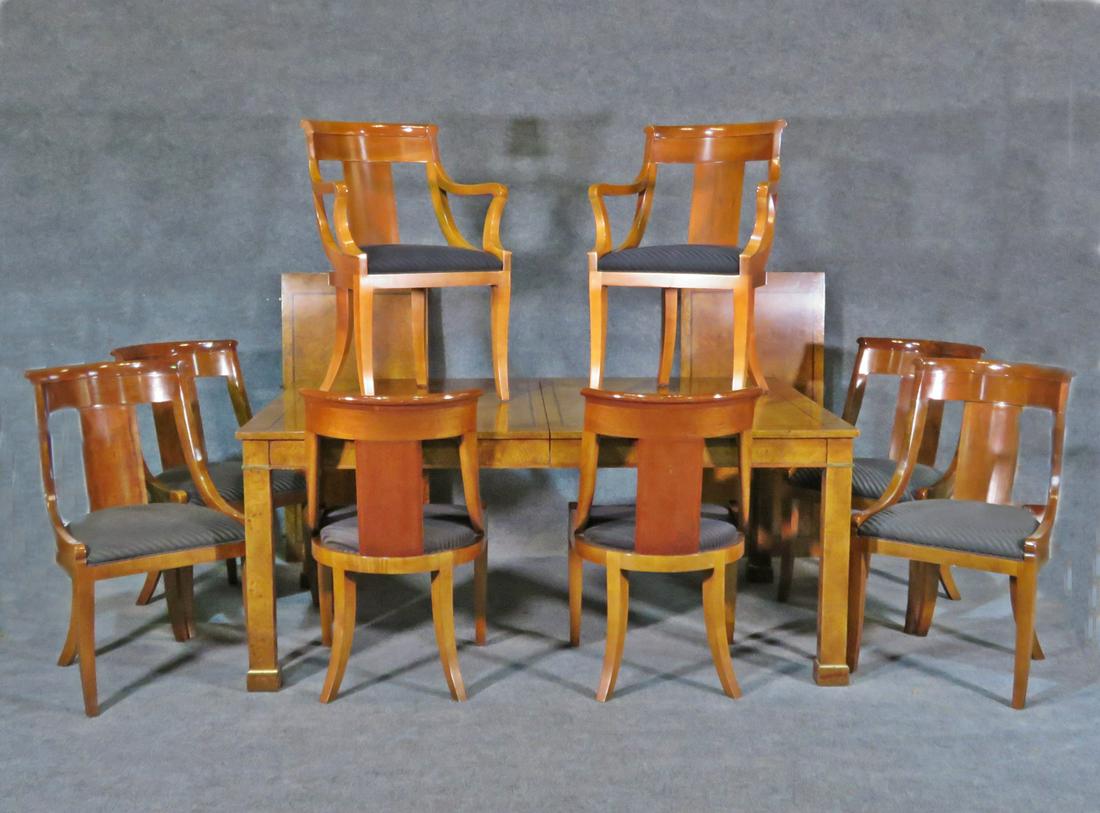 SIGNED BAKER 9 PC DINING ROOM SET (1 of 15)