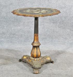 PAPER MACHE TILT TOP TABLE (1 of 10)