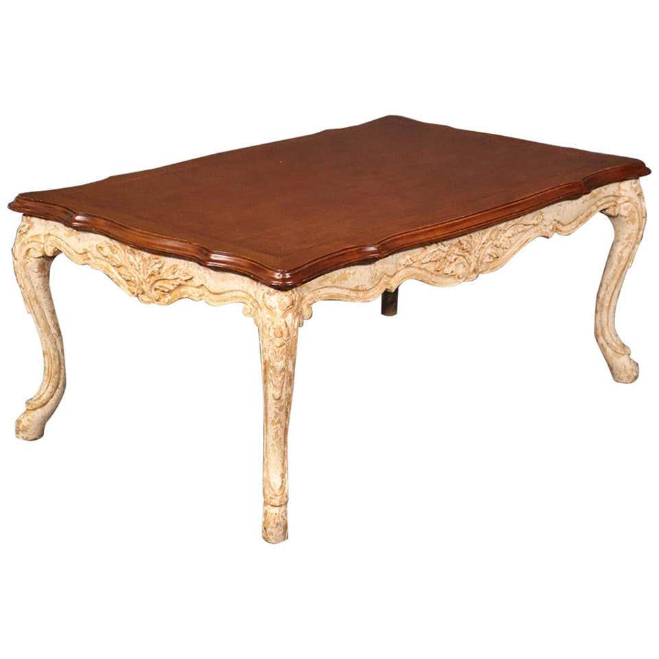 FRENCH LOUIS XV STYLE COFFEE TABLE (1 of 7)