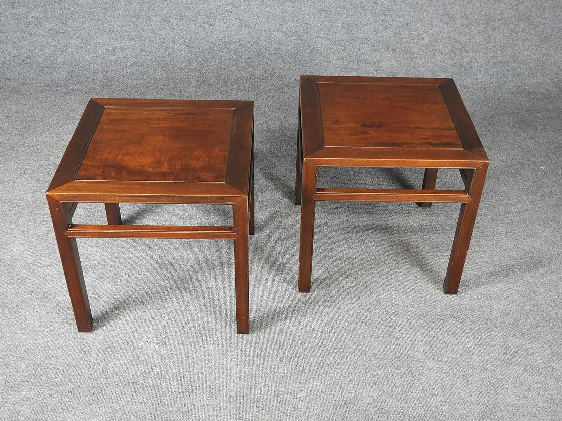 PAIR SAYBOLT & CLELAND ASIAN MODERN TABOURETS (1 of 6)