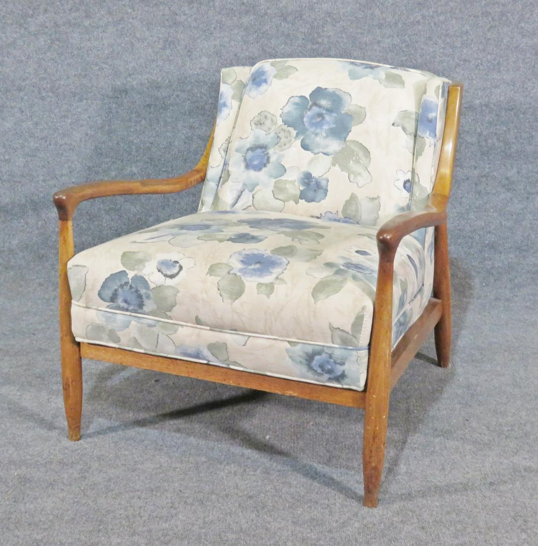 WALNUT MID CENTURY MODERN ARM CHAIR (1 of 7)