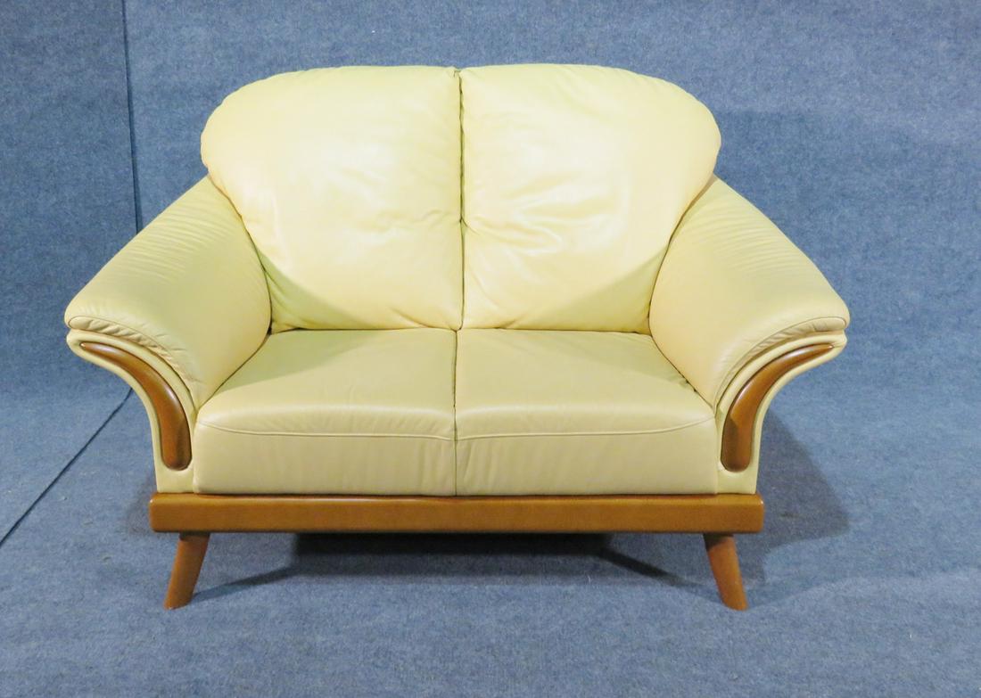 KLER MID CENTURY MODERN LOVESEAT (1 of 6)