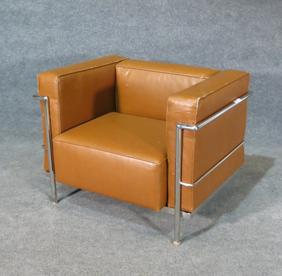 CHROME FRAME CUBE CHAIR (1 of 6)