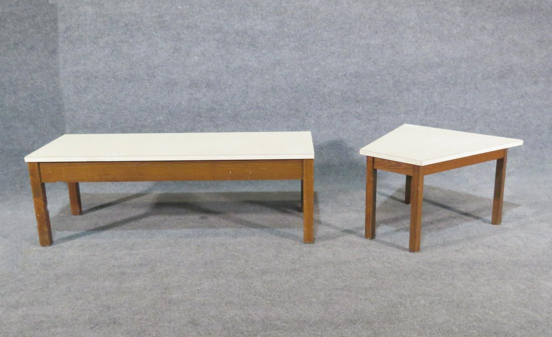 MID CENTURY MODERN TOP END TABLE & COFFEE TABLE (1 of 6)