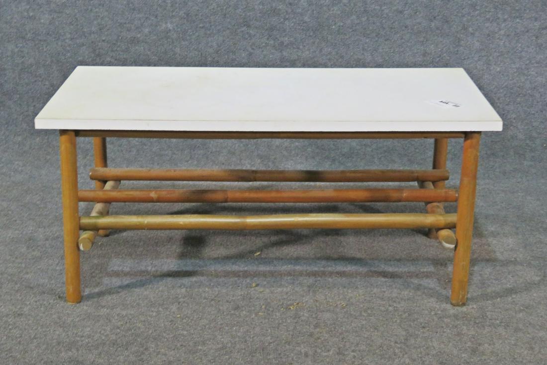 FORMICA & BAMBOO COFFEE TABLE (1 of 5)