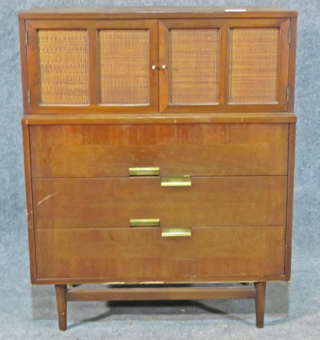 AMERICAN OF MARTINSVILLE WALNUT HIGH CHEST (1 of 13)
