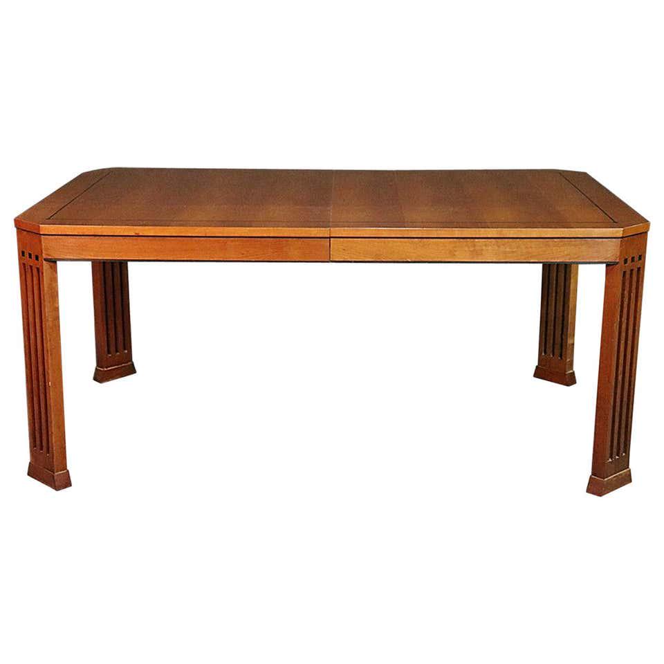STICKLEY MISSION 21ST C CRAFTSMAN CHERRY DINING TABLE (1 of 8)