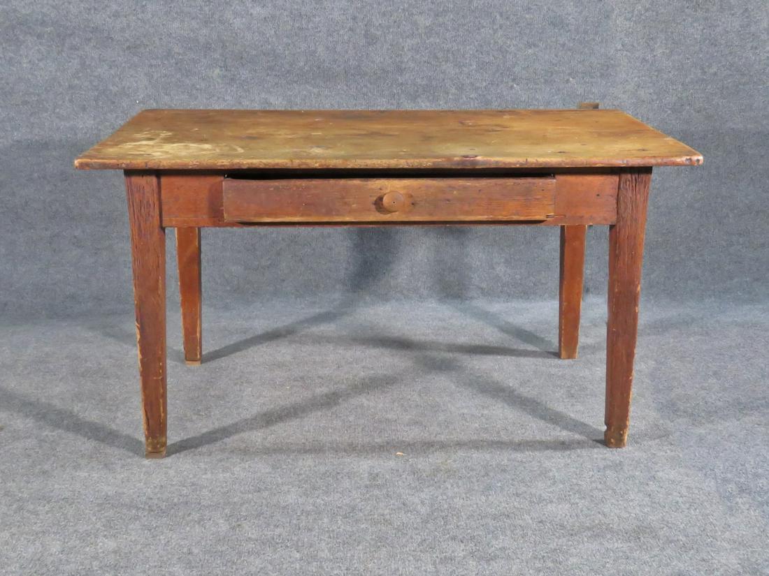 ANTIQUE PRIMITIVE FARM TABLE (1 of 6)