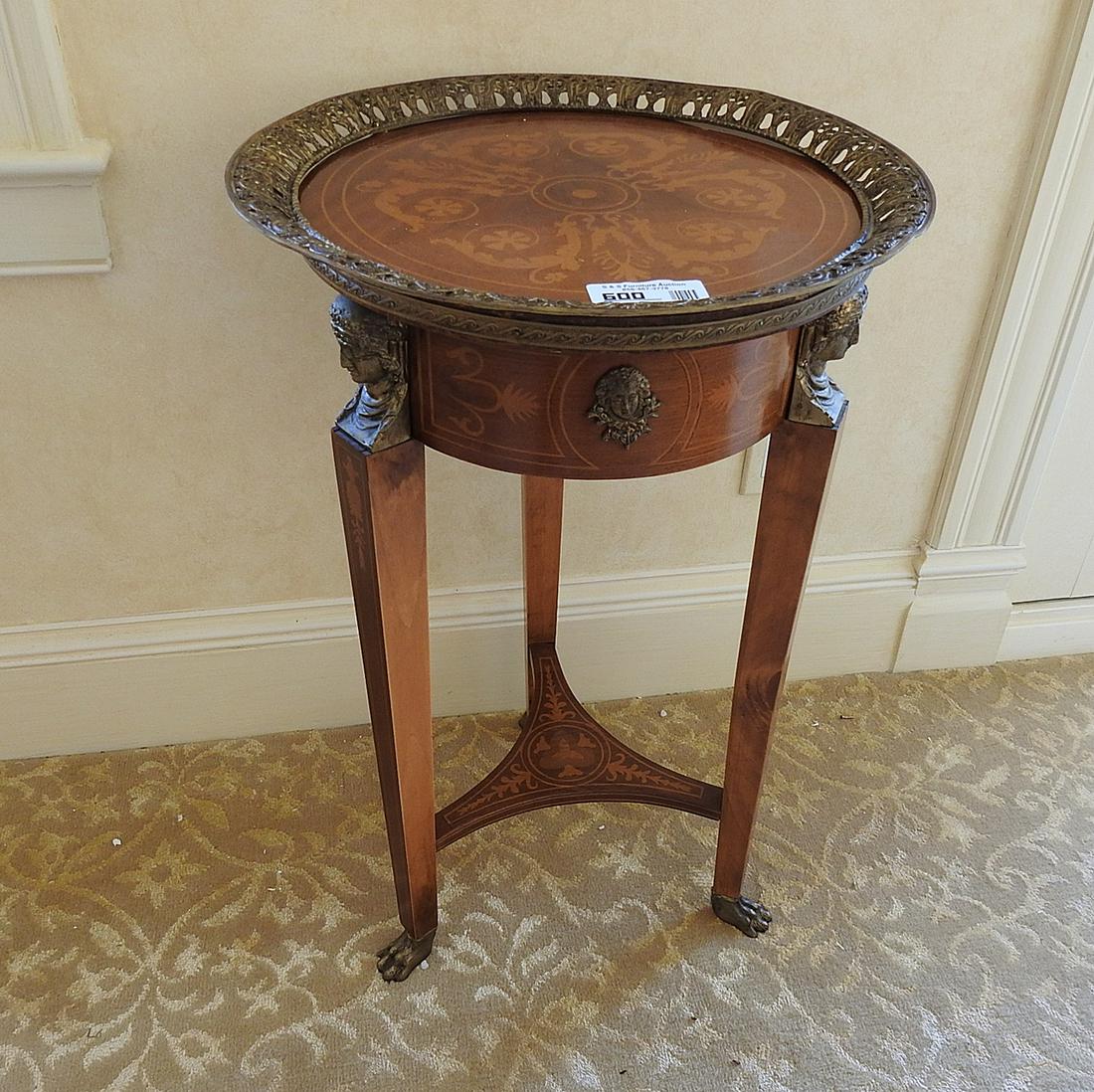 FRENCH EMPIRE STYLE NIGHT TABLE (1 of 4)