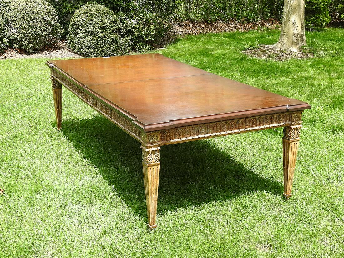 LOUIS XVI STYLE DINING TABLE ATTR NANCY CORZINE (1 of 11)