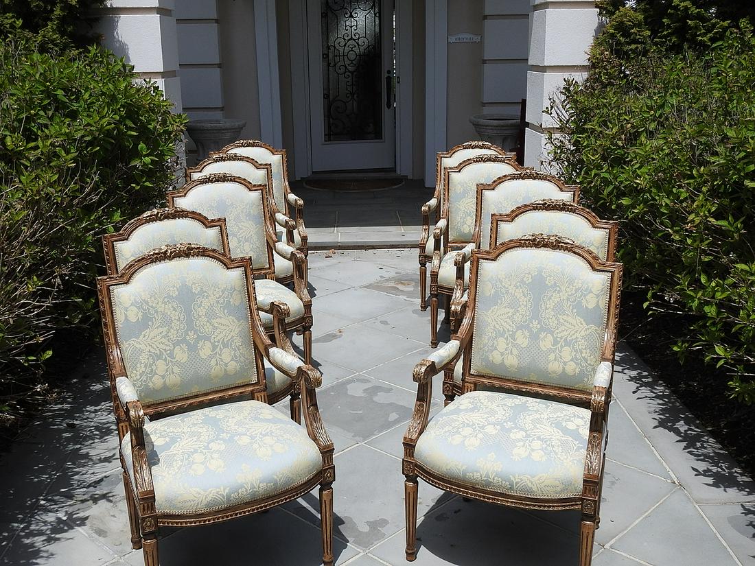 10 LOUIS XVI STYLE BY NANCY CORZINE DINING CHAIRS (1 of 6)