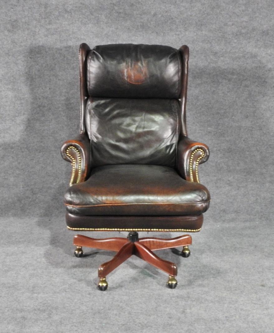 BRADINGTON YOUNG LEATHER OFFICE CHAIR (1 of 5)