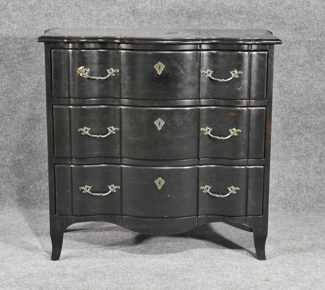 RALPH LAUREN EBONIZED 3 DRAWER CHEST (1 of 5)