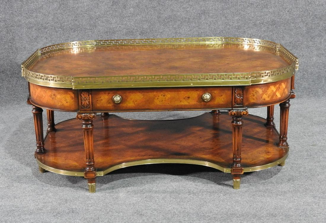 BURL WALNUT COFFEE TABLE (1 of 6)