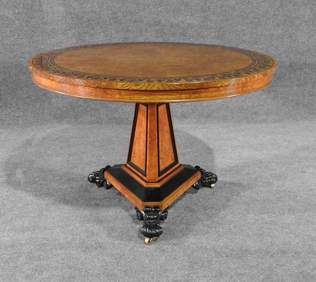 BAKER WALNUT INLAID CENTER TABLE (1 of 7)