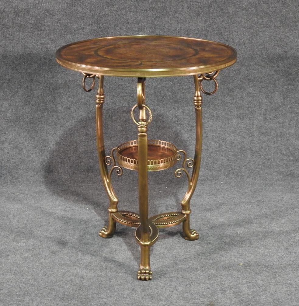 THEODORE ALEXANDER MAHOGANY GUERIDON (1 of 6)