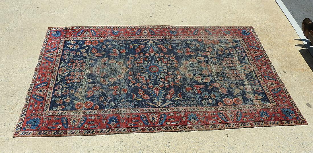 RED & BLUE PERSIAN RUG (1 of 8)