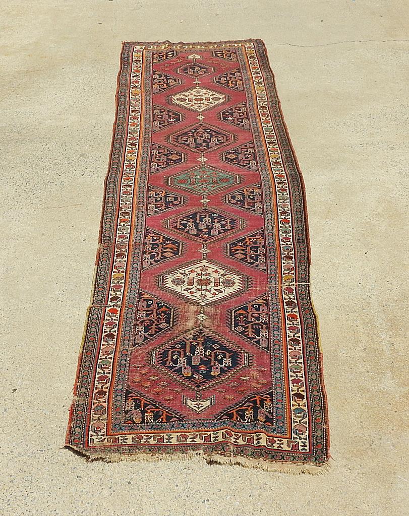RED & BLUE PERSIAN RUNNER (1 of 8)