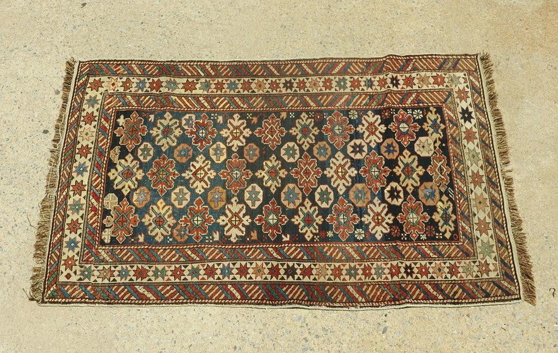 SMALL MULTICOLORED EGYPTIAN THROW RUG (1 of 5)