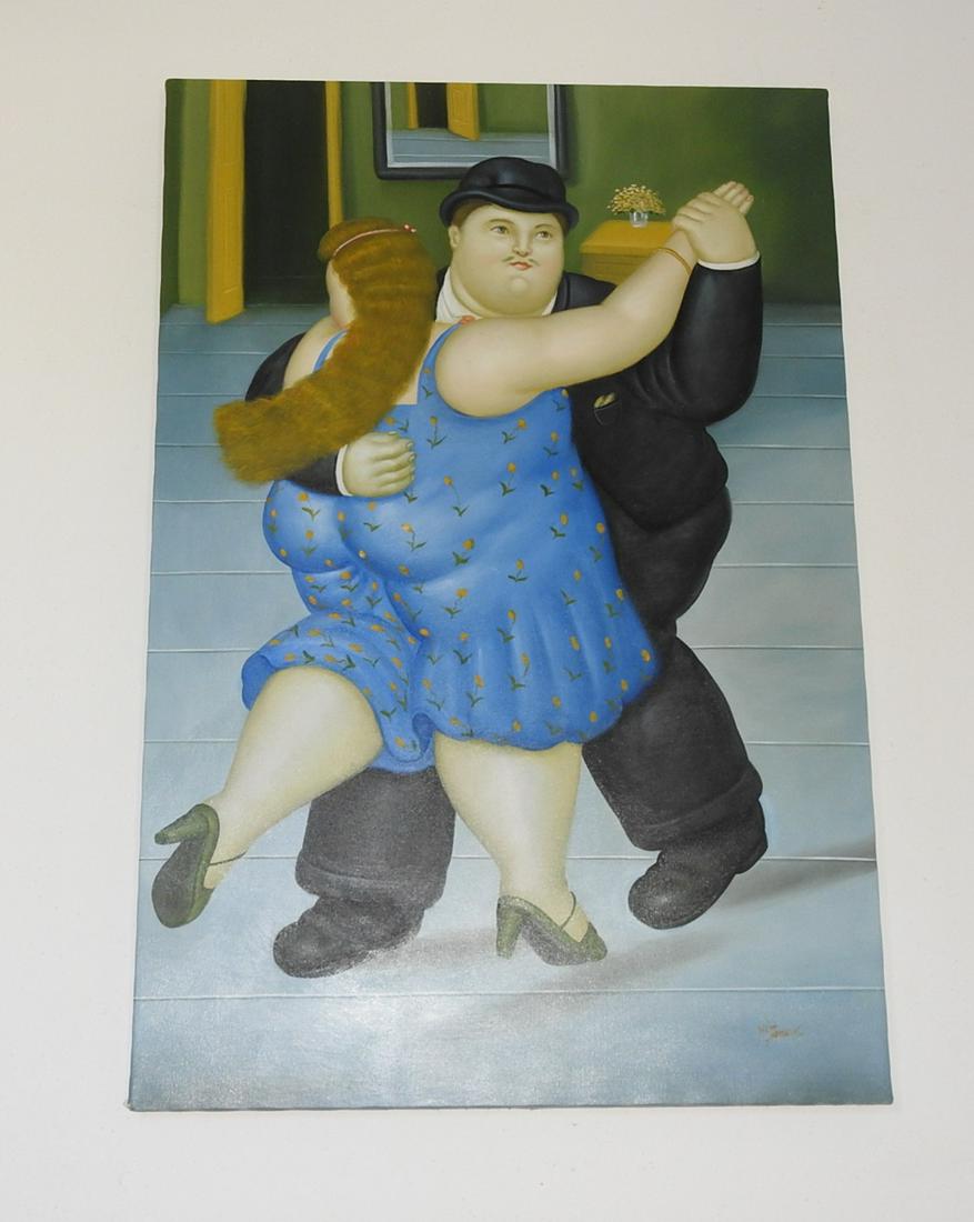 BOTERO STYLE ARTWORK THE DANCERS (1 of 3)