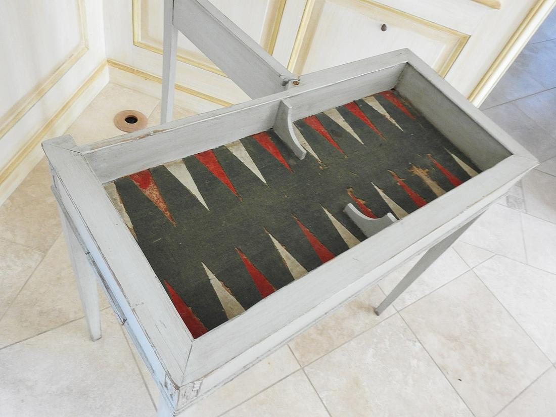 ANTIQUE FRENCH METAMORPHIC GAME TABLE (1 of 7)