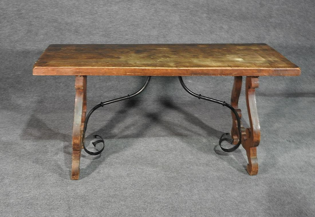 ANTIQUE ITALIAN LIBRARY TABLE (1 of 3)