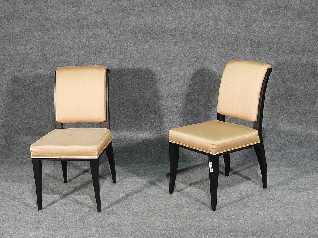 PAIR MODERN DESIGN SIDE CHAIRS (1 of 3)