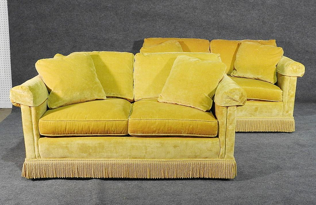 PAIR BAKER LOVESEATS (1 of 6)