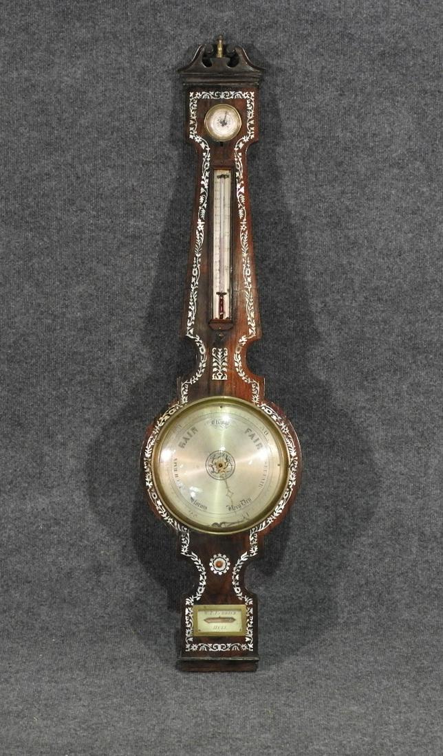 ANTIQUE ENGLISH BAROMETER (1 of 7)