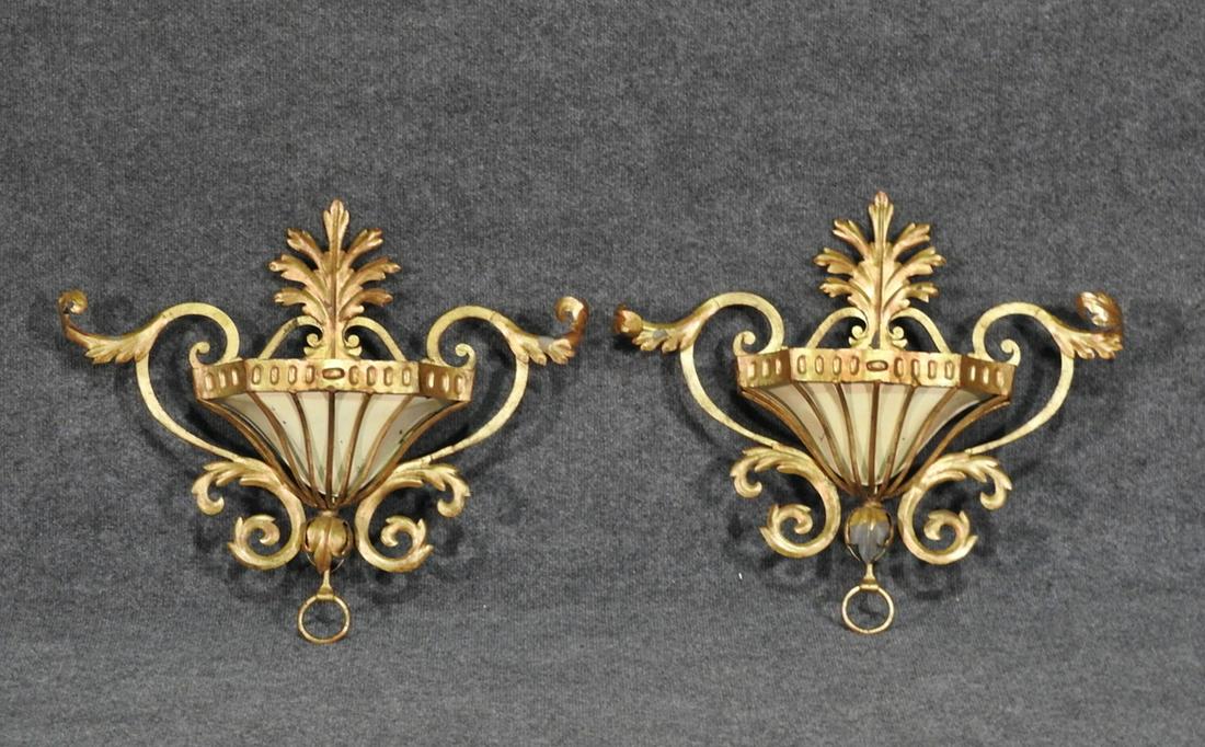 PAIR ITALIAN WALL POCKETS (1 of 5)