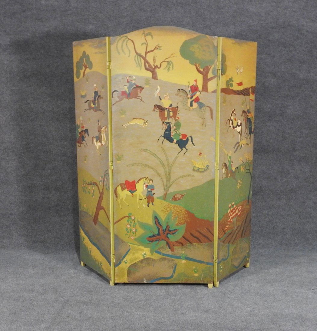 TRI FOLD ORIENTAL SCREEN (1 of 7)