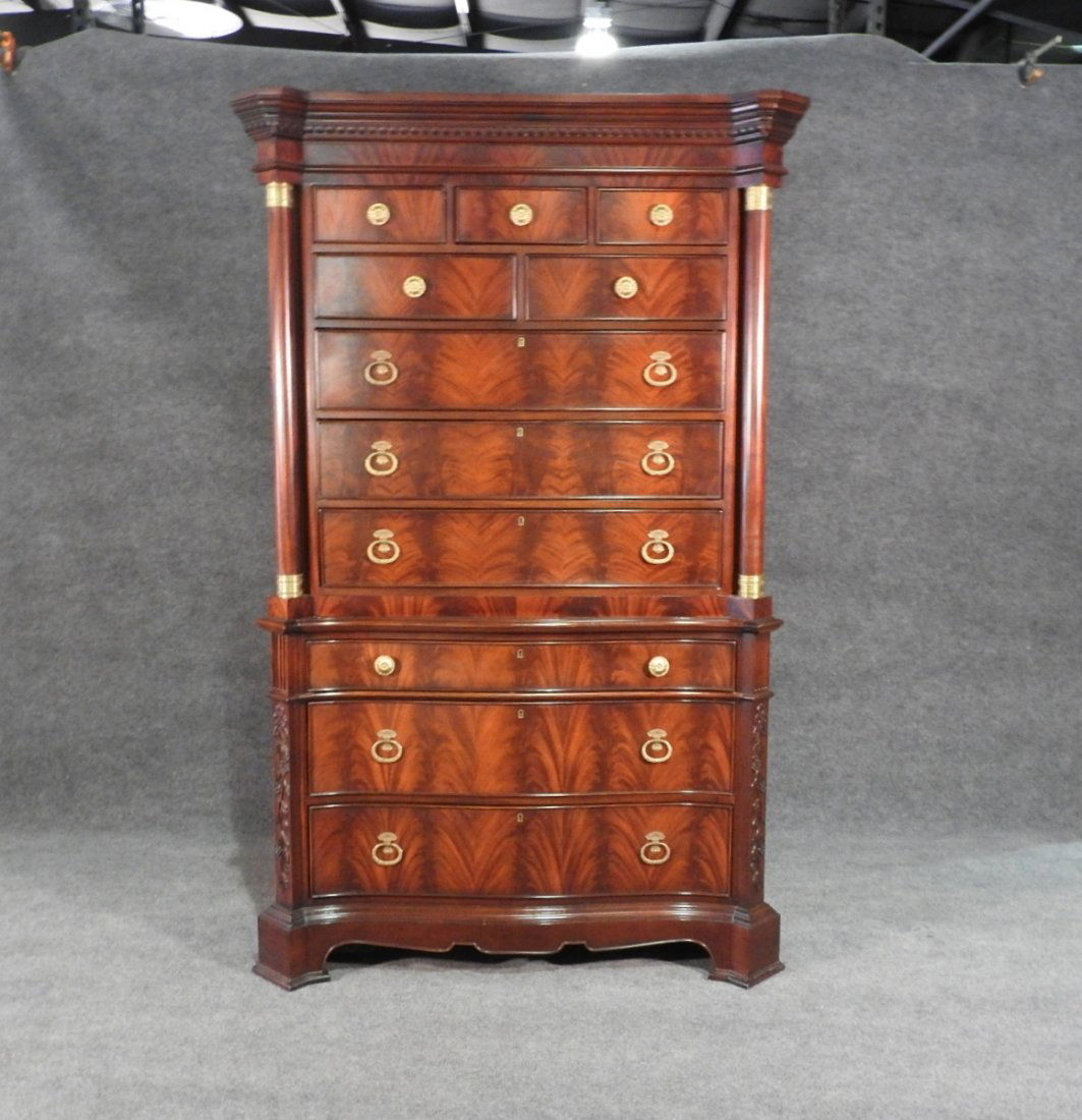 COUNCIL MAHOGANY HIGH CHEST (1 of 9)