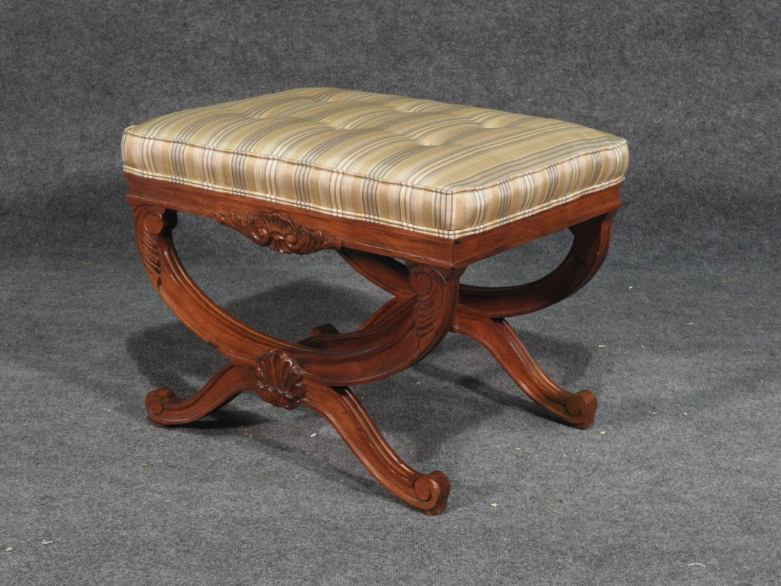 CENTURY FRENCH FOOTSTOOL (1 of 5)