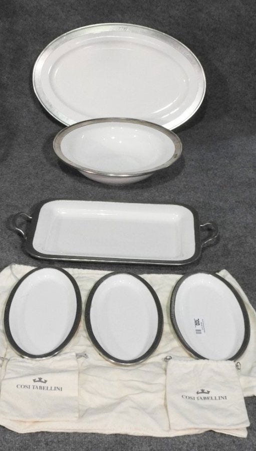6 PIECE LOT OF COSI TABELLINI PLATTERS & DISHES (1 of 7)