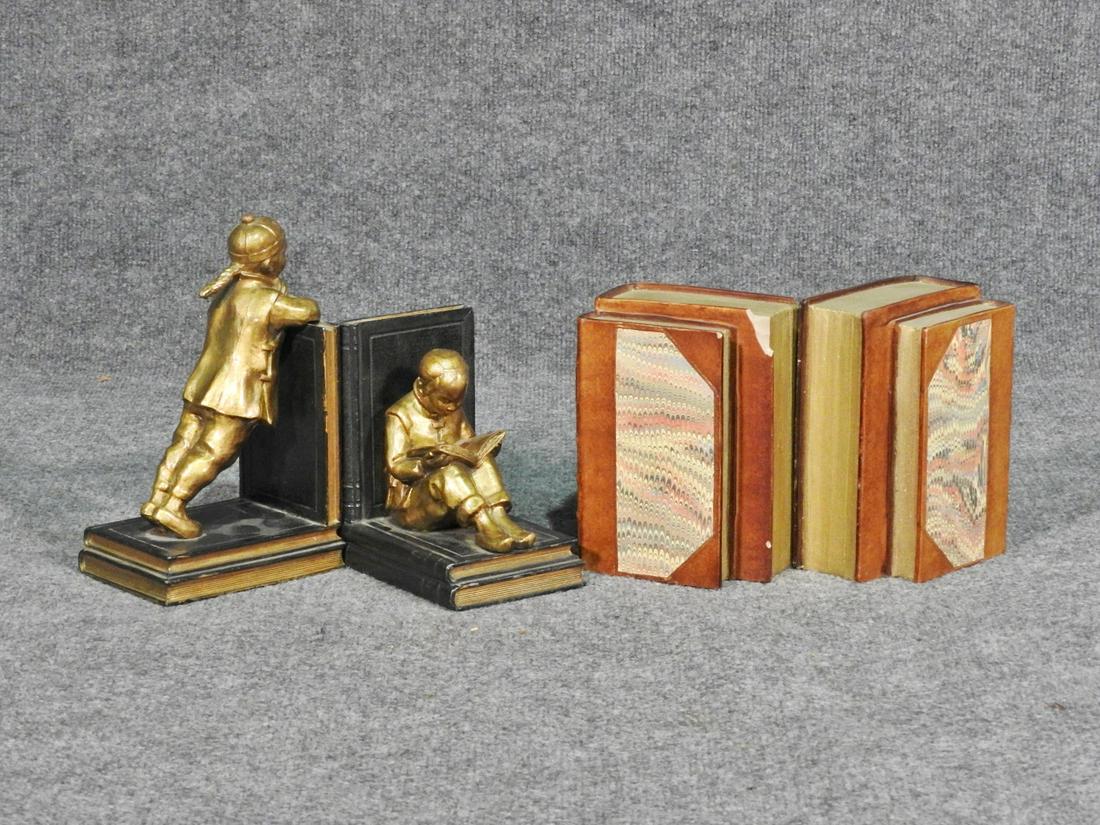 TWO PAIRS OF BOOKENDS (1 of 5)
