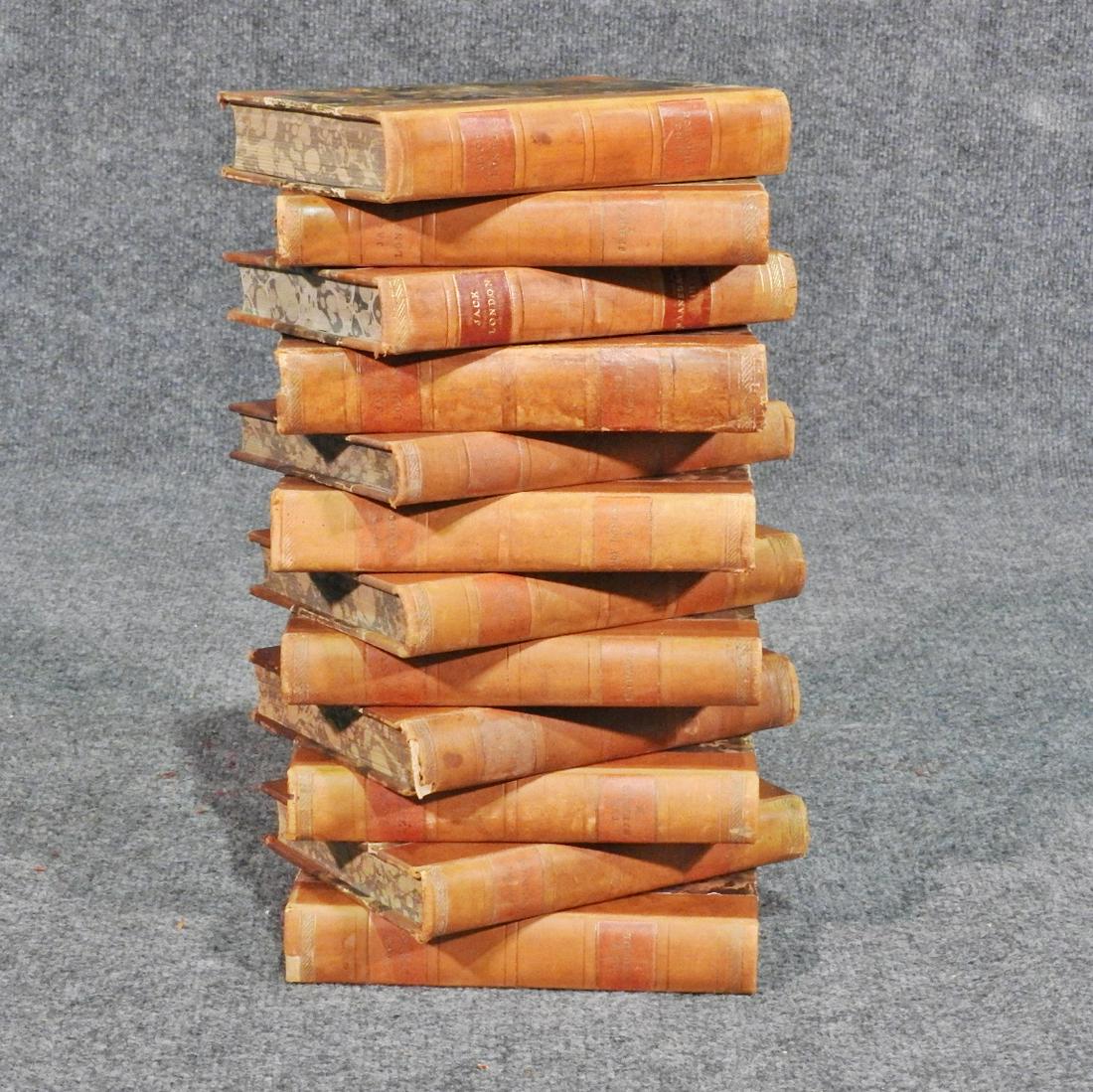 COLLECTION OF JACK LONDON LEATHERBOUND BOOKS (1 of 6)