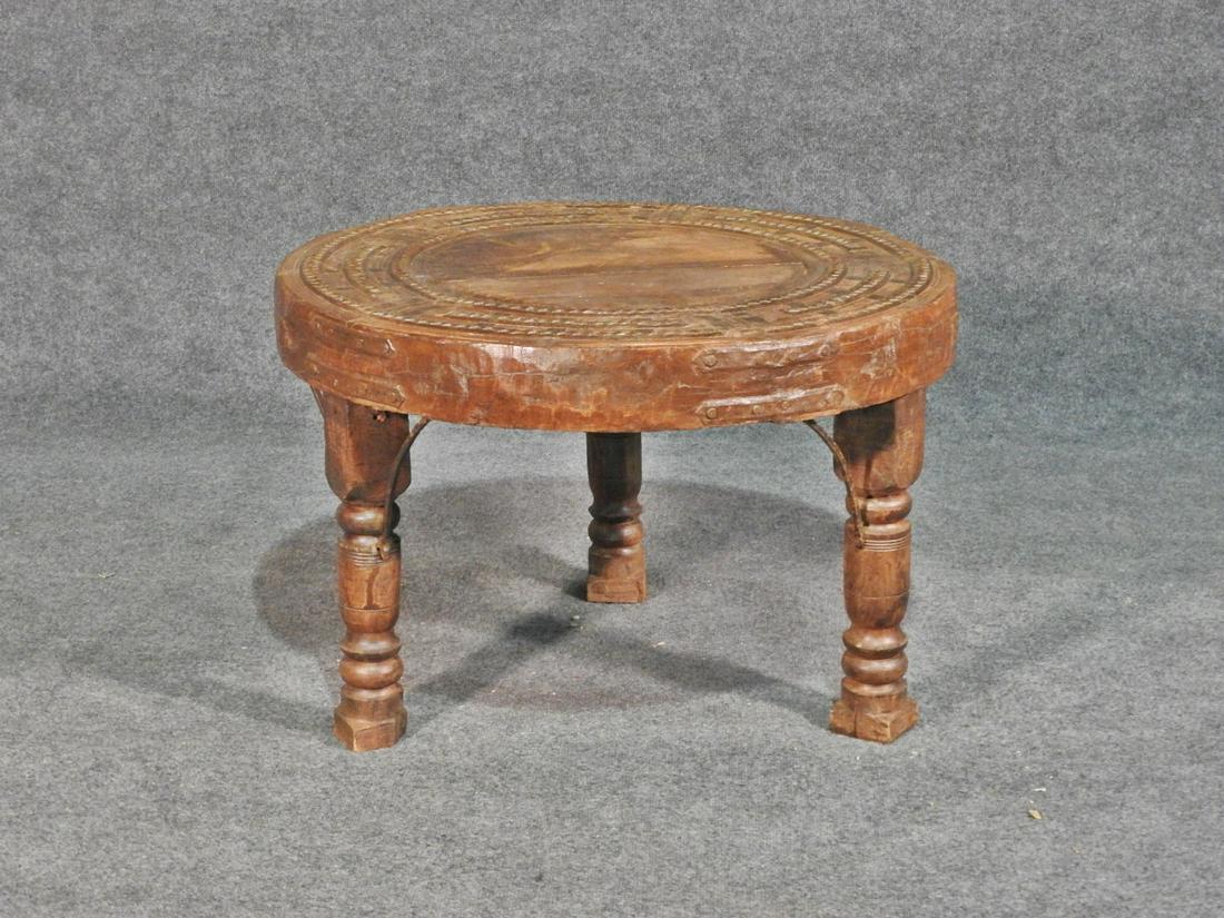 PRIMATIVE INDIAN CENTER TABLE (1 of 5)