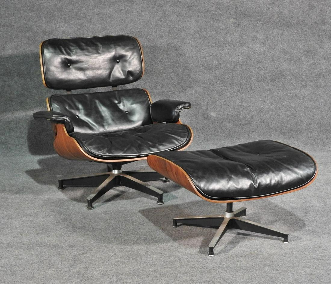 EAMES FOR HERMAN MILLER ROSEWOOD LOUNGE CHAIR & OTTOMAN (1 of 8)