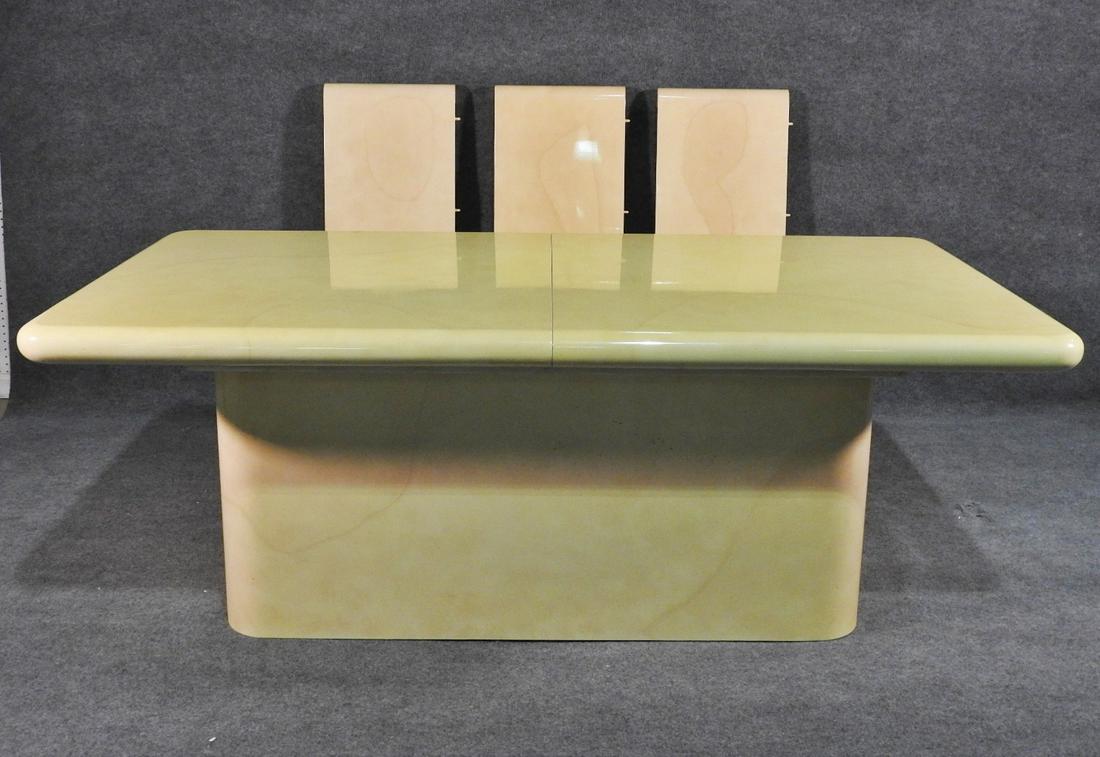 ENRIQUE GARCEL GOAT SKIN STYLE DINING TABLE (1 of 6)