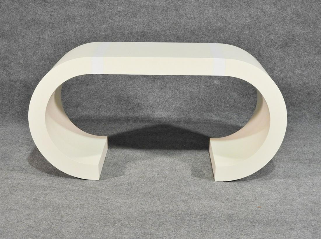 KARL SPRINGER STYLE MODERN HALL TABLE (1 of 4)