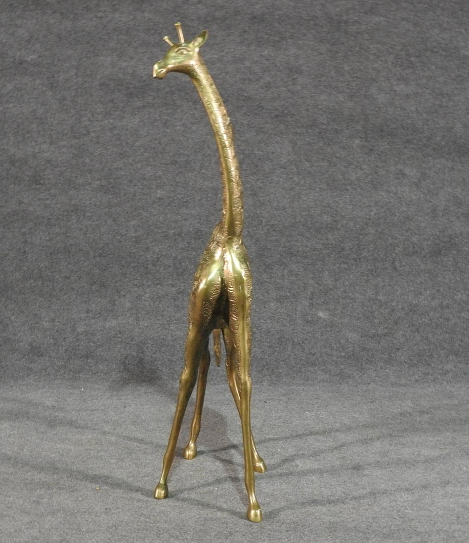 BRASS SCULPTURE OF GIRAFFE (1 of 7)