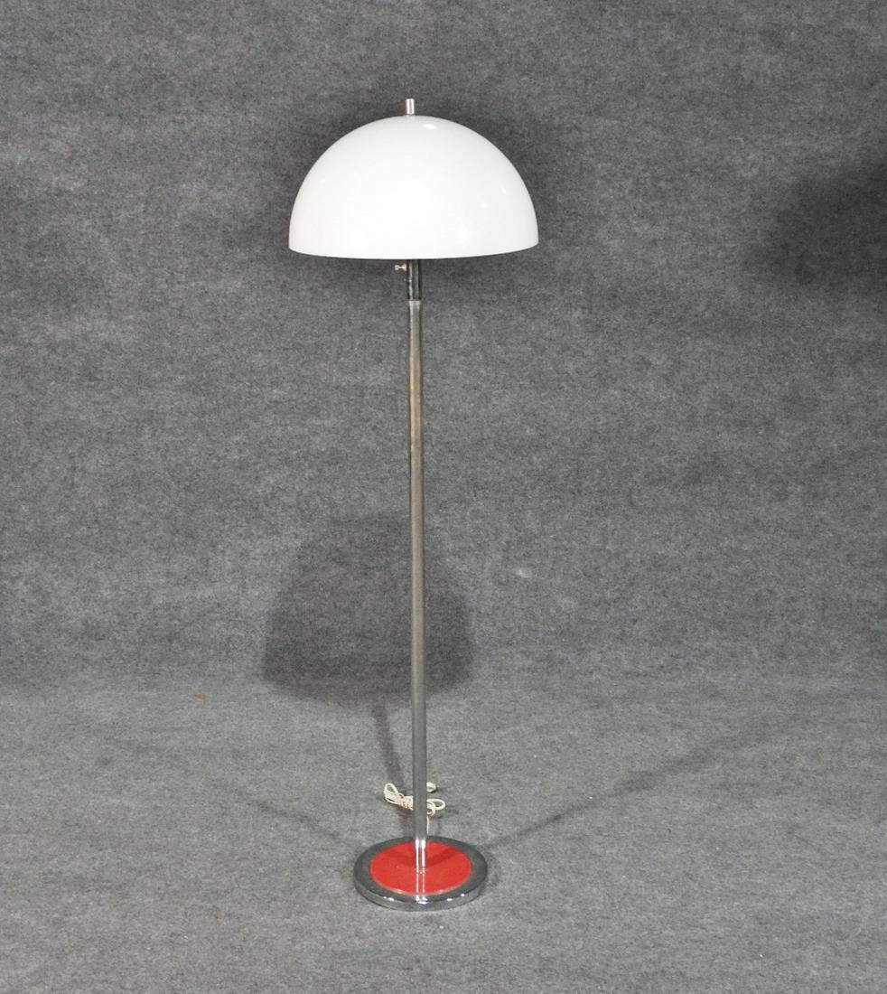 MODERN CHROME DOME FLOOR LAMP (1 of 5)