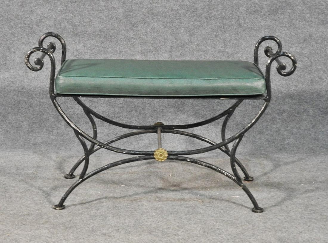 WROUGHT IRON WINDOW BENCH (1 of 7)