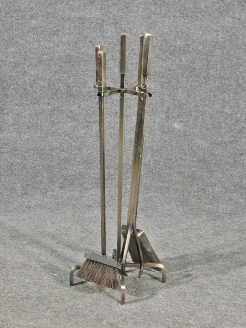 METAL FIREPLACE TOOL SET (1 of 4)