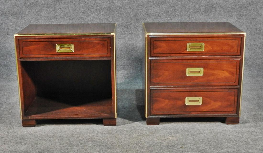 PAIR BAKER CAMPAIGN SYTLE NIGHT STANDS (1 of 8)