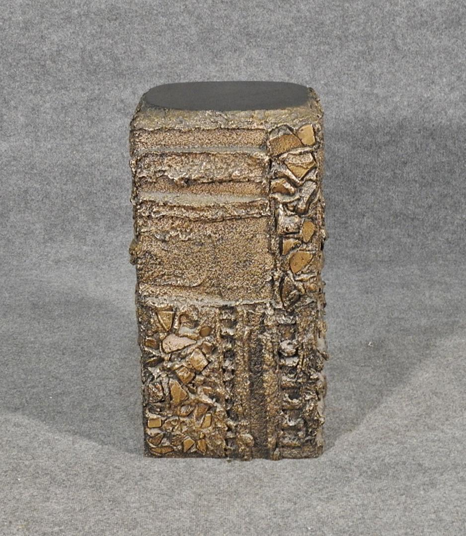 PAUL EVANS SCULPTED BRONZE PEDESTAL (1 of 8)