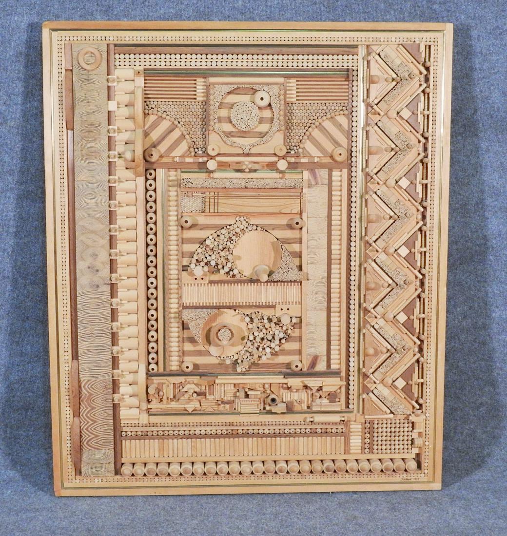 MID CENTURY MODERN DOWEL SCUPLTURE (1 of 6)